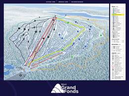 Mappa delle piste Le Mont Grand-Fonds