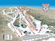 Mappa delle piste Woods Valley