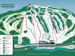 Mappa delle piste Marquette Mountain