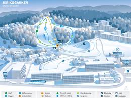 Mappa delle piste Jerikobakken - Oslo