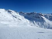 Vista sul comprensorio sciistico La Rosière