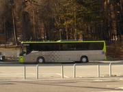 Fermata dell’autobus alla stazione a valle