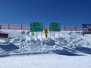 Segnaletica presso la Samsonbahn