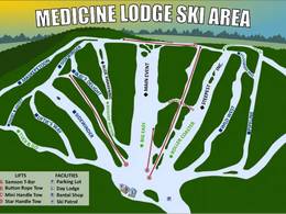 Mappa delle piste Medicine Lodge