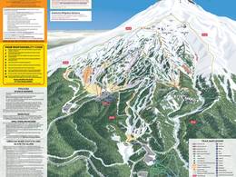 Mappa delle piste Mt. Hood Meadows