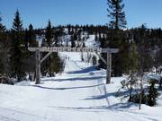 Accesso all’area di neve fresca Pudderskogen