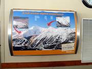 Mappa delle piste nel ristorante