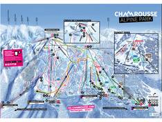 Mappa delle piste Chamrousse