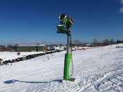 Innevamento alla stazione a valle