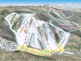 Mappa delle piste Nub's Nob Ski Area