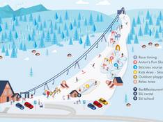 Mappa delle piste Riepenlift - Anterselva di Mezzo (Antholz-Mittertal)