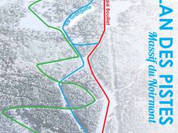 Mappa delle piste Mouthe - Massif du Noirmont
