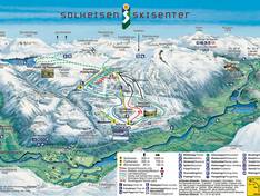 Mappa delle piste Solheisen