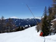 Impianto di innevamento sulla discesa a valle verso St. Michael
