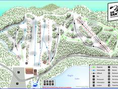 Mappa delle piste Sir Sam's