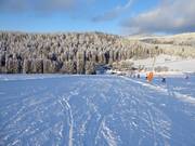 Pista facile e larga presso lo skilift Mühlberg