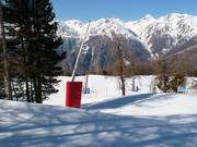 Innevamento completo nell’area sciistica