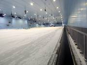 Vista sulla pista dal tappeto roulant