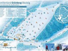 Mappa delle piste Grünberg - Obsteig