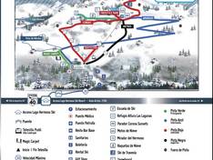 Mappa delle piste Lago Hermoso
