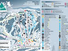 Mappa delle piste Marble Mountain - Steady Brook (Humber Valley)