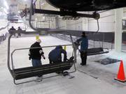 Personale attento alla seggiovia