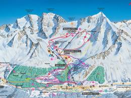 Mappa delle piste Hohsaas - Saas-Grund