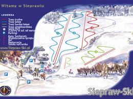 Mappa delle piste Siepraw