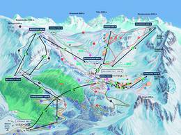 Mappa delle piste Melchsee-Frutt (Kerns)
