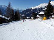 Facile discesa a valle verso Bellwald