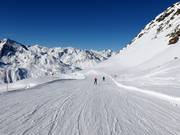 Pista facile per principianti presso la Kirchenkarbahn a Hochgurgl