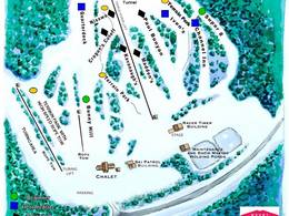 Mappa delle piste Mount Ski Gull