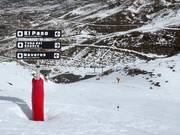 Diverse piste difficili conducono fino a Pradollano