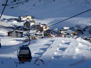 La frazione Wirl del comune di Galtür direttamente presso l’area sciistica