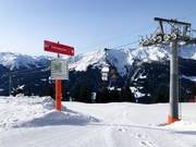 Partenza della pista da slittino verso Saas