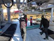 Assistenza cordiale per salire sulla seggiovia