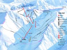 Mappa delle piste Porters