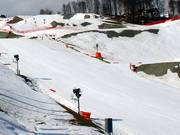 Soprattutto nel Rosa Extreme Park viene effettuata un'intensa innevazione artificiale.