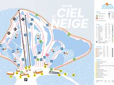 Mappa delle piste Mont Kanasuta