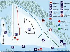 Mappa delle piste Smučišče Kotlje