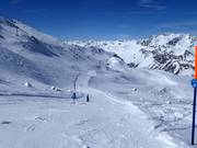 Pista facile Furtschellas presso la stazione intermedia Furtschellas