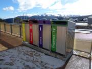 Raccolta differenziata dei rifiuti nell’area sciistica di Falls Creek