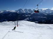 Piste presso la seggiovia Gendusas