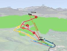 Mappa delle piste Urnäsch - Osteregg