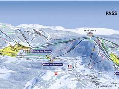 Mappa delle piste La Dôle/Les Tuffes (Jura sur Léman)