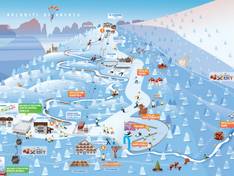 Mappa delle piste Pradel - Molveno