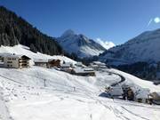 Vista sulle sistemazioni a Damüls