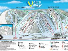 Mappa delle piste Welch Village