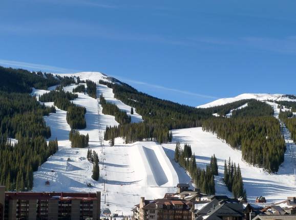 Vista sulle piste di Copper Mountain
