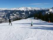 Pista pratica presso lo skilift a piattello Sücka